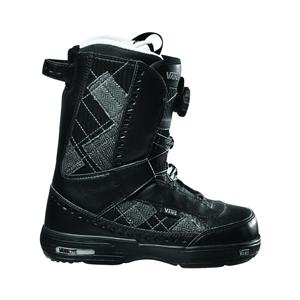 VANS WOMENS ENCORE SNOWBOARD BOOTS IN BLACK AND BLACK