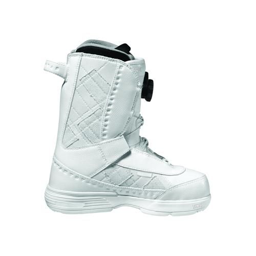 VANS WOMENS ENCORE SNOWBOARD BOOTS IN WHITE AND WHITE