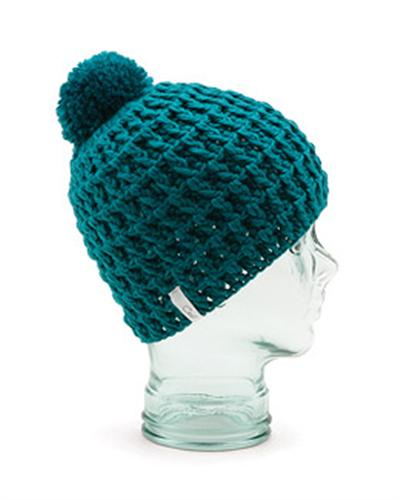 COAL THE WAFFLE BEANIE IN TURQUOISE