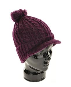 COAL THE TAHOE BRIM BEANIE IN PLUM