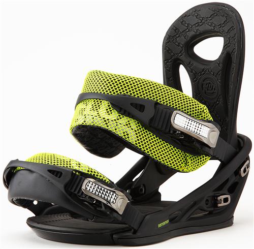 FLUX DISTORTION SNOWBOARD BINDINGS IN BLACK