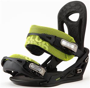 FLUX DISTORTION SNOWBOARD BINDINGS IN BLACK