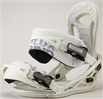 FLUX DISTORTION SNOWBOARD BINDINGS IN WHITE
