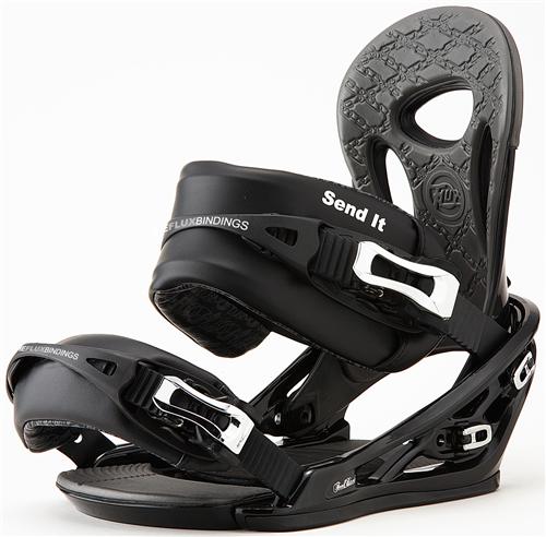 FLUX FEEDBACK SNOWBOARD BINDINGS IN BLACK