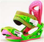 FLUX DISTORTION SNOWBOARD BINDINGS IN GREEN