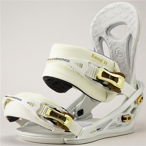 FLUX FEEDBACK SNOWBOARD BINDINGS IN WHITE