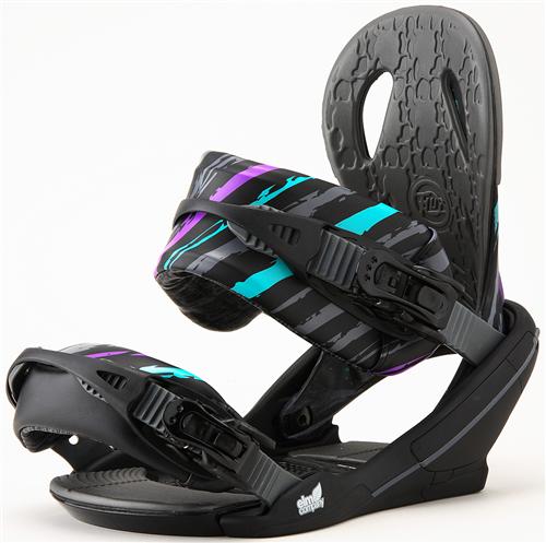 FLUX SUPER TITAN SNOWBOARD BINDINGS IN BLACK