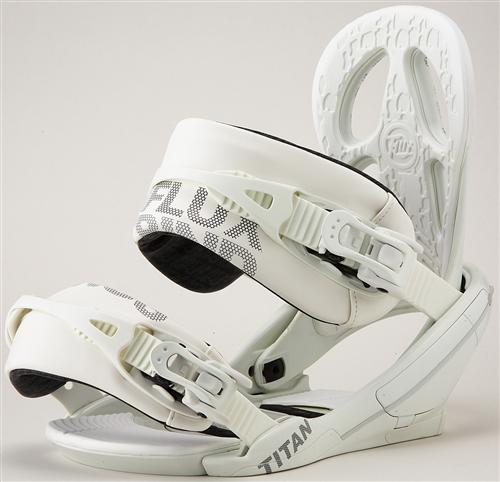 FLUX TITAN SNOWBOARD BINDINGS IN WHITE