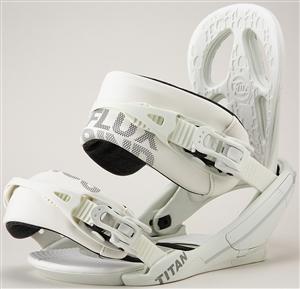 FLUX TITAN SNOWBOARD BINDINGS IN WHITE