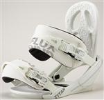 FLUX TITAN SNOWBOARD BINDINGS IN WHITE