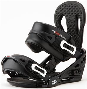 FLUX SUPER EMBLEM SNOWBOARD BINDINGS IN BLACK