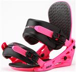 FLUX EMBLEM SNOWBOARD BINDINGS IN PINK