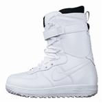 NIKE ZOOM FORCE 1 SNOWBOARD BOOTS IN WHITE AND WHITE