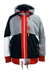 NIKE ROSEWOOD SHELL JACKET IN BLACK, COOL GREY, AND WHITE