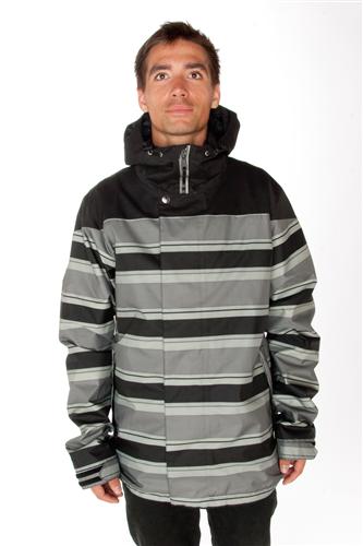 HOLDEN LEEDS JACKET IN BLACK STRIPE