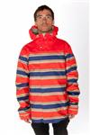 HOLDEN LEEDS JACKET IN TOMATO ORANGE STRIPE