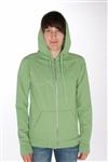 HOLDEN WOMENS LOGO ZIP HOODIE IN CELERY