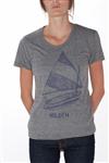 HOLDEN WOMENS SAILBOAT T-SHIRT IN HEATHER GREY