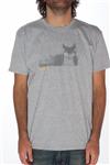HOLDEN OWL T-SHIRT IN HEATHER GREY