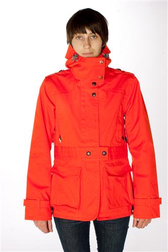 HOLDEN WOMENS AGNES JACKET IN TOMATO ORANGE