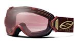 SMITH I/OS SNOW GOGGLES WITH BURGUNDY HUNTER FRAMES AND AN IGNITOR LENS