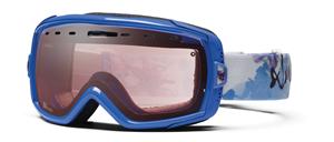 SMITH WOMENS HEIRESS SNOW GOGGLES WITH LILAC LIBBY FRAMES AND AN IGNITOR MIRROR LENS