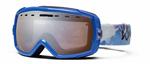 SMITH WOMENS HEIRESS SNOW GOGGLES WITH LILAC LIBBY FRAMES AND A PLATINUM MIRROR LENS