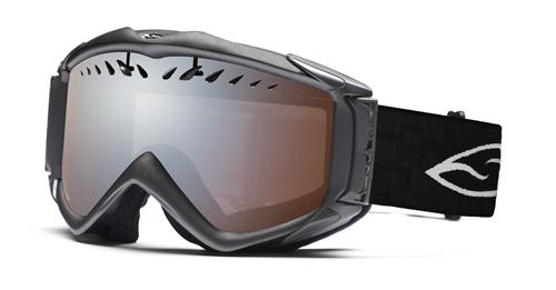 SMITH FUSE SNOW GOGGLES WITH GRAPHITE FRAMES AND A PLATINUM MIRROR LENS