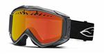 SMITH FUSE SNOW GOGGLES WITH GRAPHITE FRAMES AND A RED MIRROR LENS