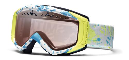 SMITH FUSE SNOW GOGGLES WITH NEON  SYNTH FRAMES AND AN IGNITOR MIRROR LENS