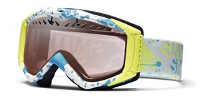 SMITH FUSE SNOW GOGGLES WITH NEON  SYNTH FRAMES AND AN IGNITOR MIRROR LENS