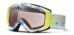 SMITH FUSE SNOW GOGGLES WITH NEON  SYNTH FRAMES AND AN IGNITOR MIRROR LENS