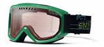 SMITH SCOPE GRAPHIC SNOW GOGGLES WITH GREEN TECHNOLOGIC FRAMES AND AN IGNITOR MIRROR LENS