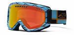 SMITH SCOPE GRAPHIC SNOW GOGGLES WITH BLAZE INTERSECTION FRAMES AND A RED MIRROR LENS