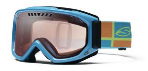 SMITH SCOPE PRO SNOW GOGGLES WITH ELECTRIC BLUE INTERSECTION FRAMES AND AN IGNITOR MIRRO LENS