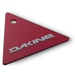 DAKINE TRIANGLE SNOWBOARD WAX SCRAPER IN RED