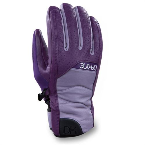 DAKINE WOMENS TARGA GLOVES IN PURPLE AND LAVENDER