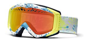 SMITH FUSE SNOW GOGGLES WITH NEON SYNTH FRAMES AND A RED MIRROR LENS