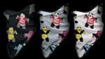 AIRHOLE PARTY PANDA FACEMASK IN BLACK