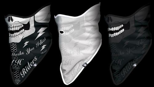 AIRHOLE SKULL FACEMASK IN BLACK