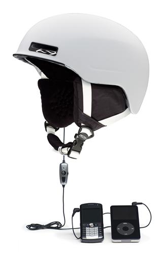 SMITH MAZE SNOW HELMET WITH SKULLCANDY AUDIO IN MATTE WHITE