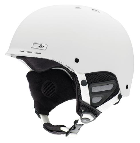 SMITH HOLT SNOW HELMET WITH SKULLCANDY AUDIO IN MATTE WHITE