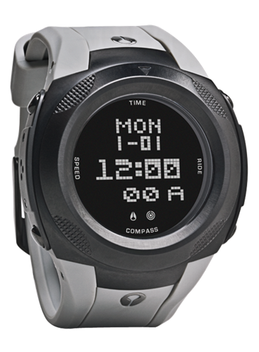 NIXON DELTA II SS/PU WATCH IN ALL BLACK AND GRAY