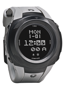 NIXON DELTA II SS/PU WATCH IN ALL BLACK AND GRAY