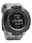 NIXON DELTA II SS/PU WATCH IN ALL BLACK AND GRAY