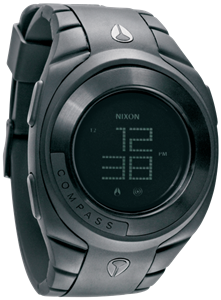 NIXON OUTSIDER TIDE WATCH IN BLACK