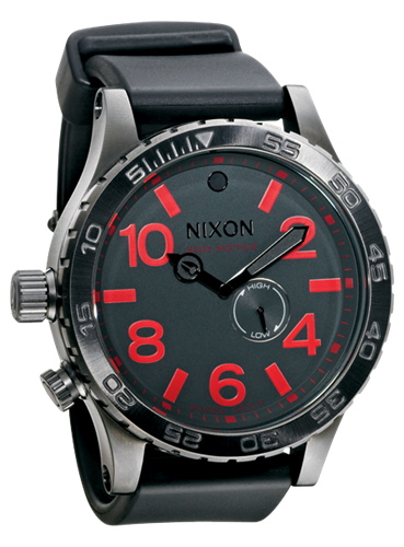 NIXON 51-30 PU WATCH IN GUNMETAL