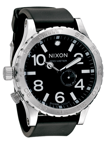 NIXON 51-30 PU WATCH IN BLACK
