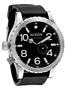 NIXON 51-30 PU WATCH IN BLACK