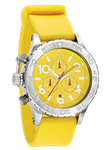 NIXON 42-30 PU CHRONO WATCH IN YELLOW
